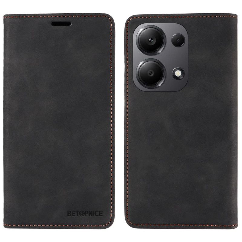 Kožené Pouzdro Folio Xiaomi Redmi Note 13 Pro 4g Betopnice