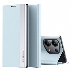 Kožené Pouzdro Folio Xiaomi Redmi Note 13 Pro 4g Nový Design