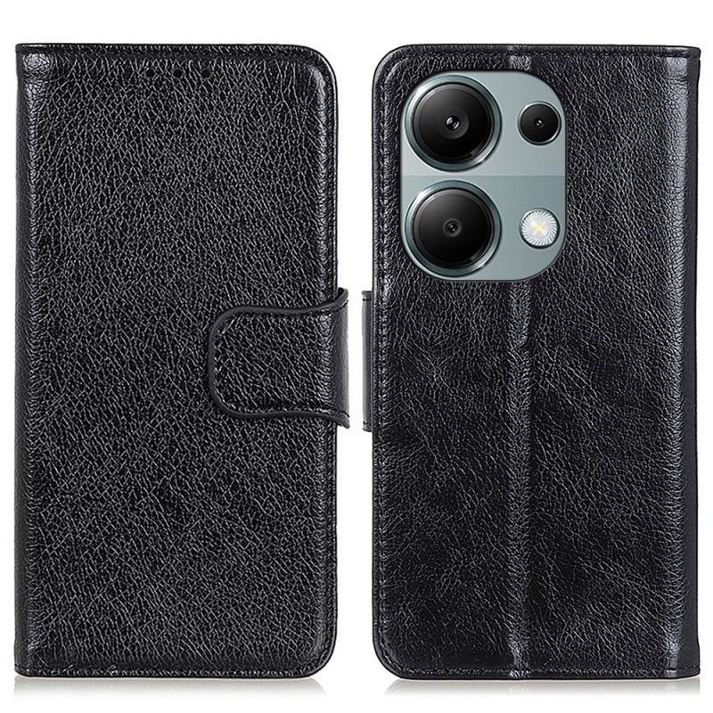 Kožený Kryt Na Xiaomi Redmi Note 13 Pro 4g Dělená Kůže Nappa