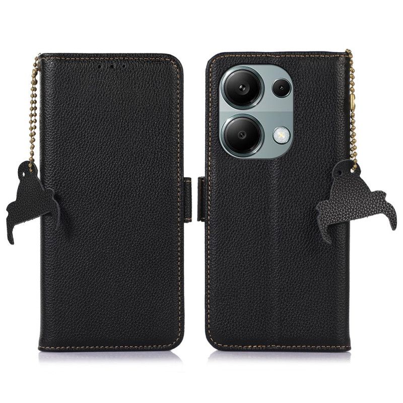 Kožený Kryt Xiaomi Redmi Note 13 Pro 4g Litchi Leather Rfid Technologie