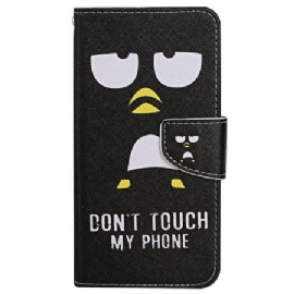 Kožený Kryt Xiaomi Redmi Note 13 Pro 4g Tučňák Lanyard