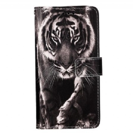 Kožený Kryt Xiaomi Redmi Note 13 Pro 4g Tygr S Popruhem