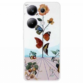 Kryt Na Xiaomi Redmi Note 13 Pro 4g Motýlí Květiny
