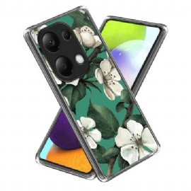 Kryt Xiaomi Redmi Note 13 Pro 4g Bílé Květy