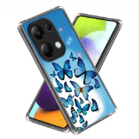 Kryt Xiaomi Redmi Note 13 Pro 4g Kryty Na Mobil Modrí Motýli
