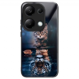 Kryt Xiaomi Redmi Note 13 Pro 4g Tvrzené Sklo Pro Kočky A Tygry