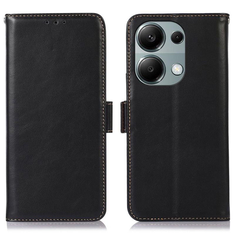 Peněženková Pouzdra Xiaomi Redmi Note 13 Pro 4g Kryty Na Mobil Blokování Rfid S Texturou Kůže