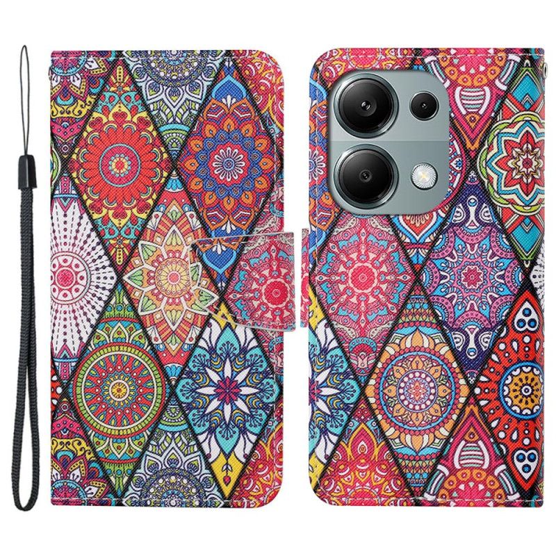 Peněženková Pouzdra Xiaomi Redmi Note 13 Pro 4g Kryty Na Mobil Diamanty A Totem