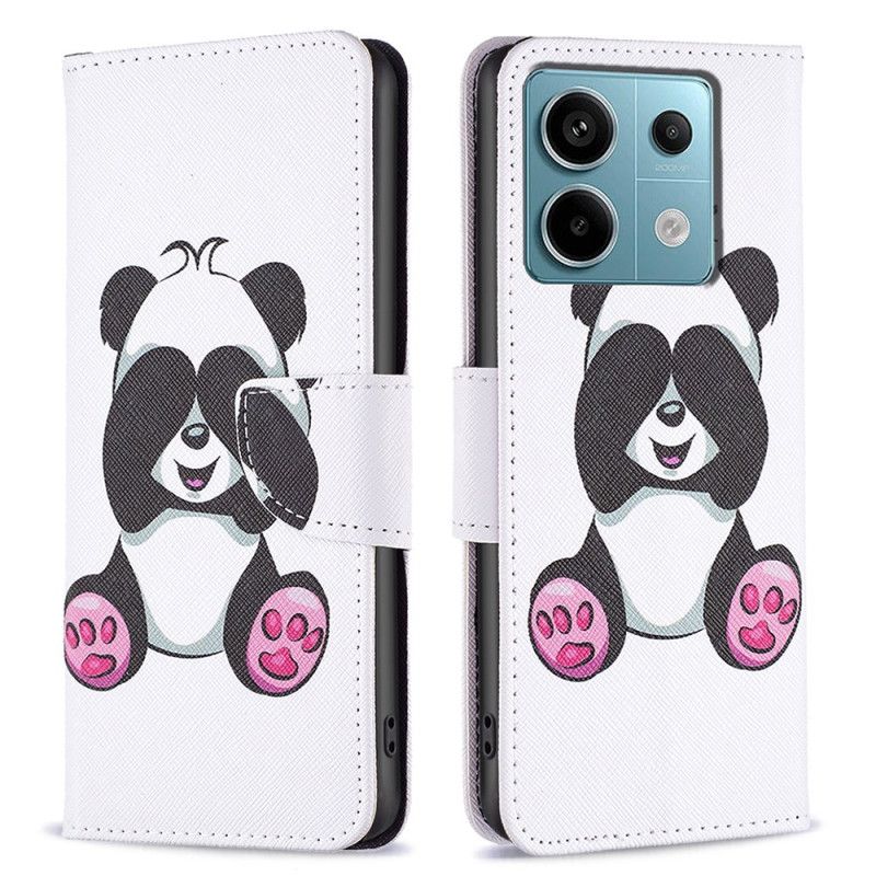Peněženková Pouzdra Xiaomi Redmi Note 13 Pro 4g Kryty Na Mobil Panda Vzor