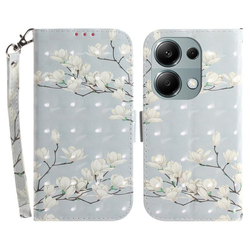 Peněženková Pouzdra Xiaomi Redmi Note 13 Pro 4g Pruhované Magnólie