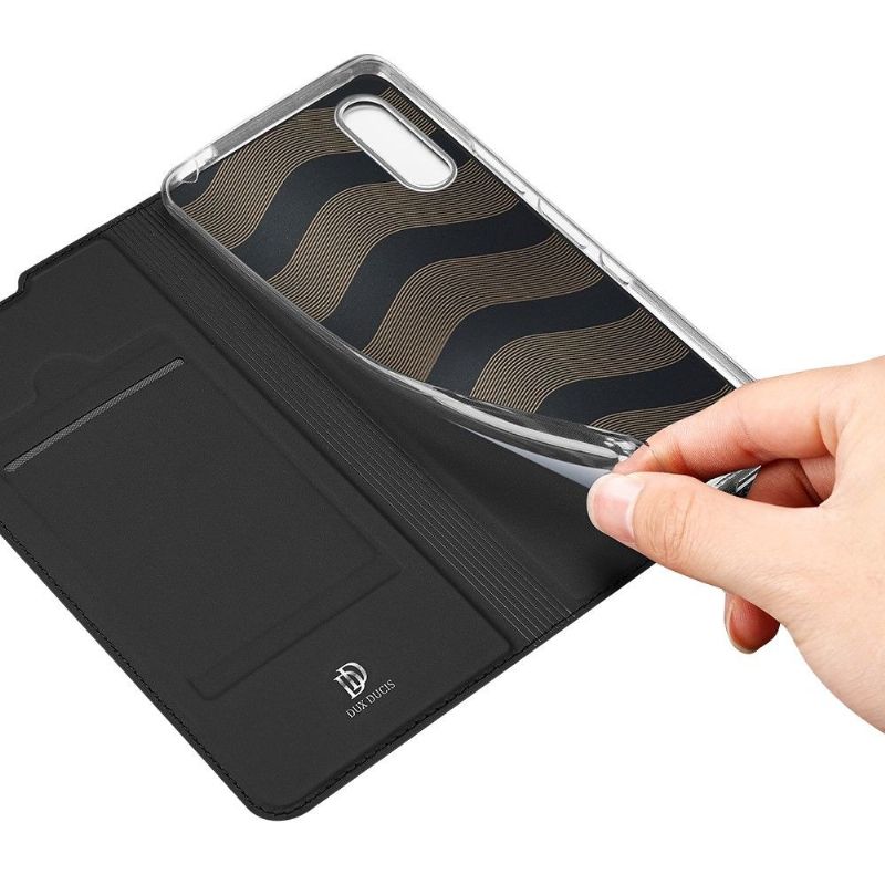 Flipové Pouzdro Na Sony Xperia L4 Saténový Povlak