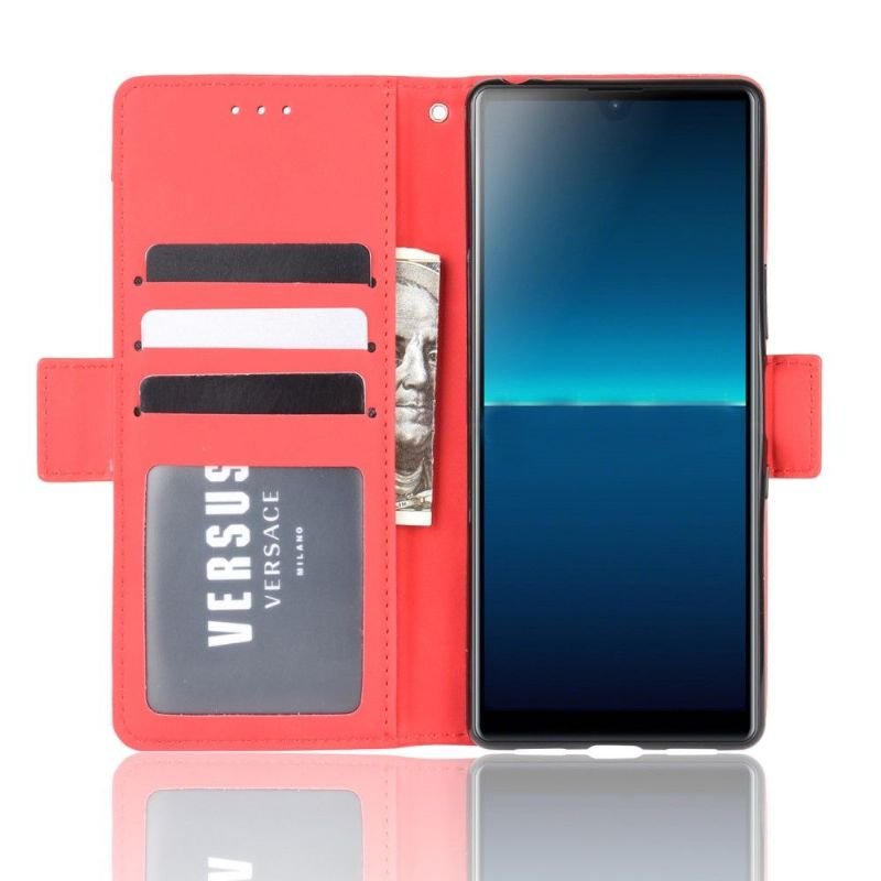 Kožené Pouzdro Na Sony Xperia L4 Premium S Držitelem Karty