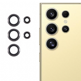 Kovový Chránič Objektivu Pro Samsung Galaxy S25 Ultra 5g Galvanicky Pokovené A Tvrzené Sklo