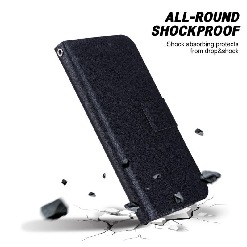 Kožený Kryt Na Samsung Galaxy S25 Ultra 5g Jednoduchá Kožená Peněženka S Popruhem