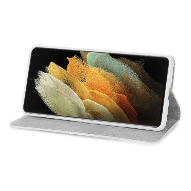 Kožený Kryt Samsung Galaxy S25 Ultra 5g Flitrovaná Peněženka