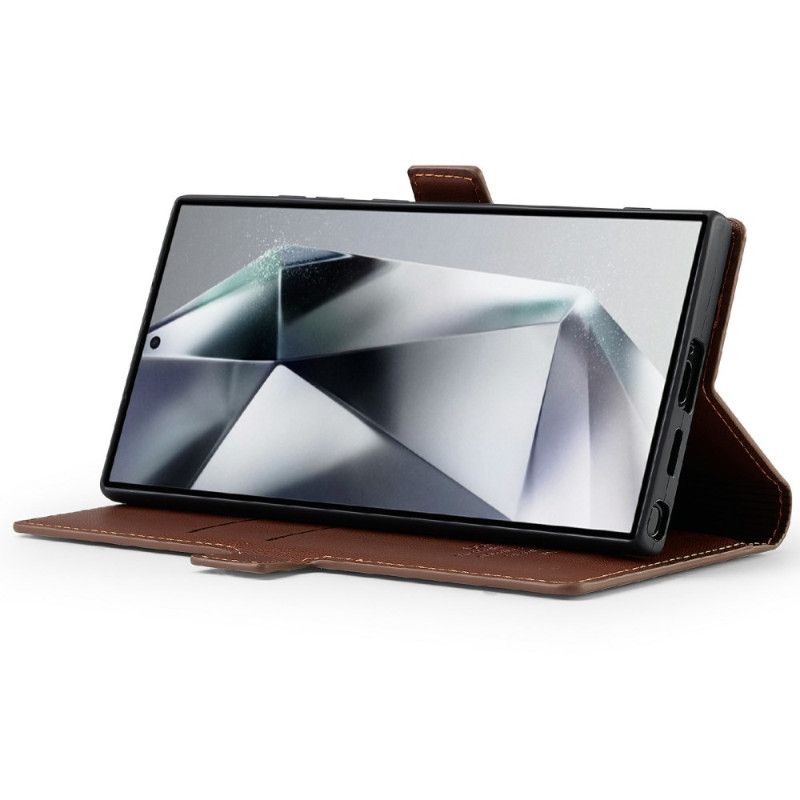 Kožený Kryt Samsung Galaxy S25 Ultra 5g Klasický Lc.imeeke