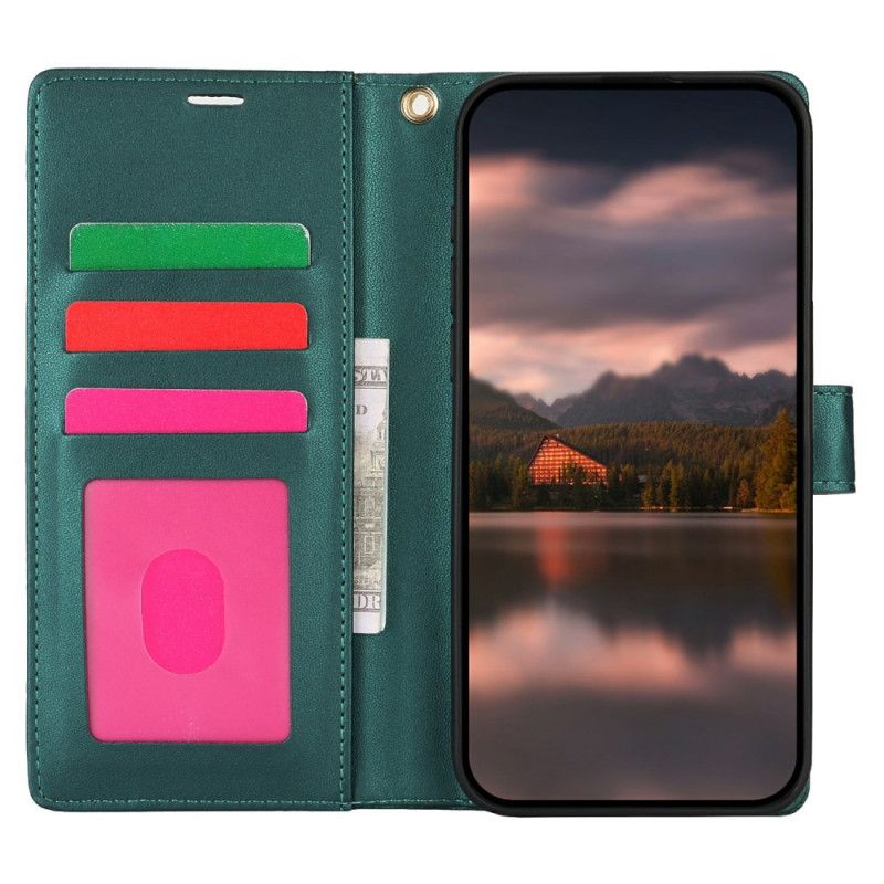 Kožený Kryt Samsung Galaxy S25 Ultra 5g Květinový Potisk S Popruhem