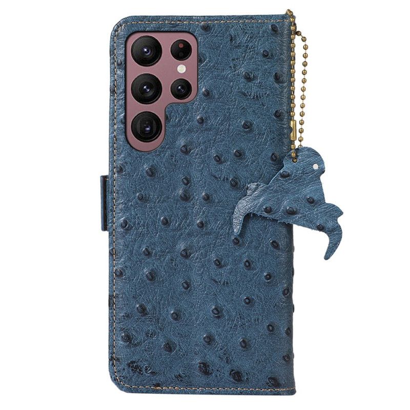 Kožený Kryt Samsung Galaxy S25 Ultra 5g Pravá Kůže S Rfid Blokováním