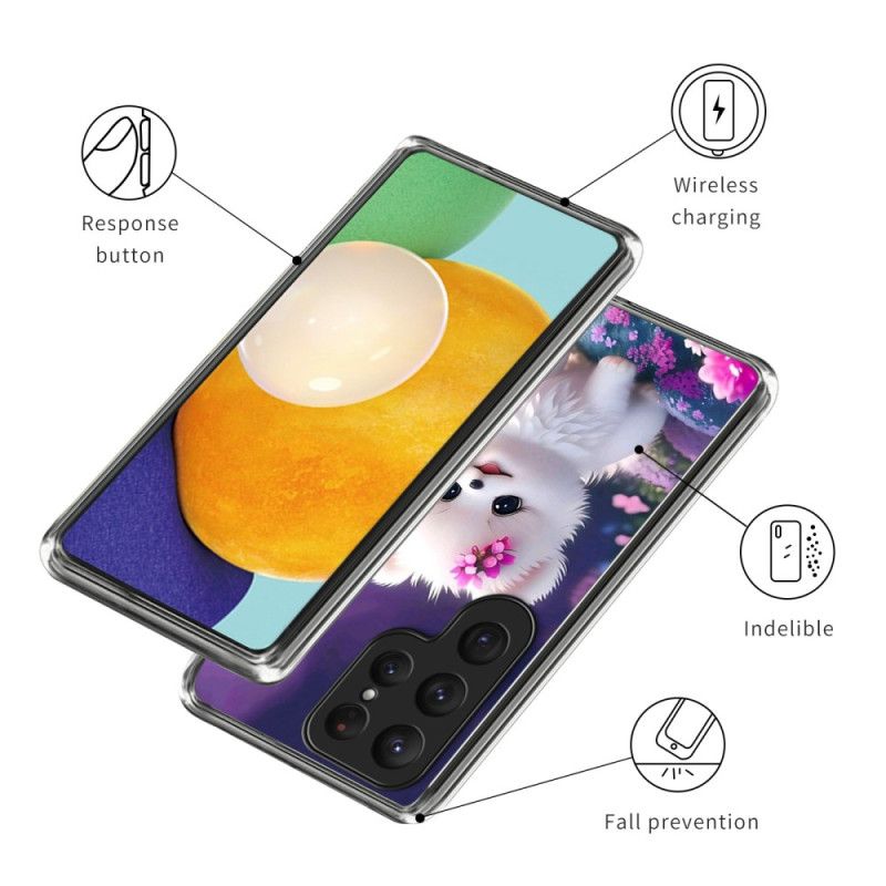 Kryt Na Samsung Galaxy S25 Ultra 5g Bílé Štěně