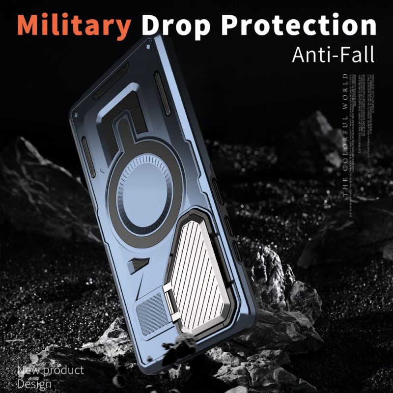 Kryt Na Samsung Galaxy S25 Ultra 5g Metalický Efekt S Krytem Objektivu A Stojánkem