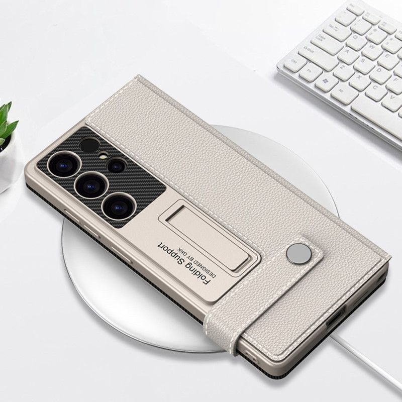 Kryt Na Samsung Galaxy S25 Ultra 5g S Držákem Karet A Stojánkem Gkk