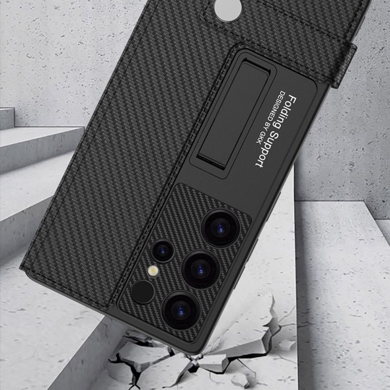 Kryt Na Samsung Galaxy S25 Ultra 5g S Držákem Karet A Stojánkem Gkk