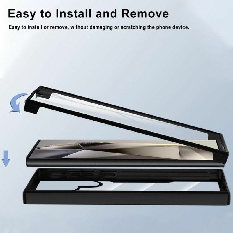 Kryt Na Samsung Galaxy S25 Ultra 5g Vestavěná Ochranná Fólie Na Displej