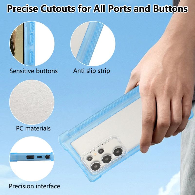 Kryt Na Samsung Galaxy S25 Ultra 5g Zesílený Silikonový Rám