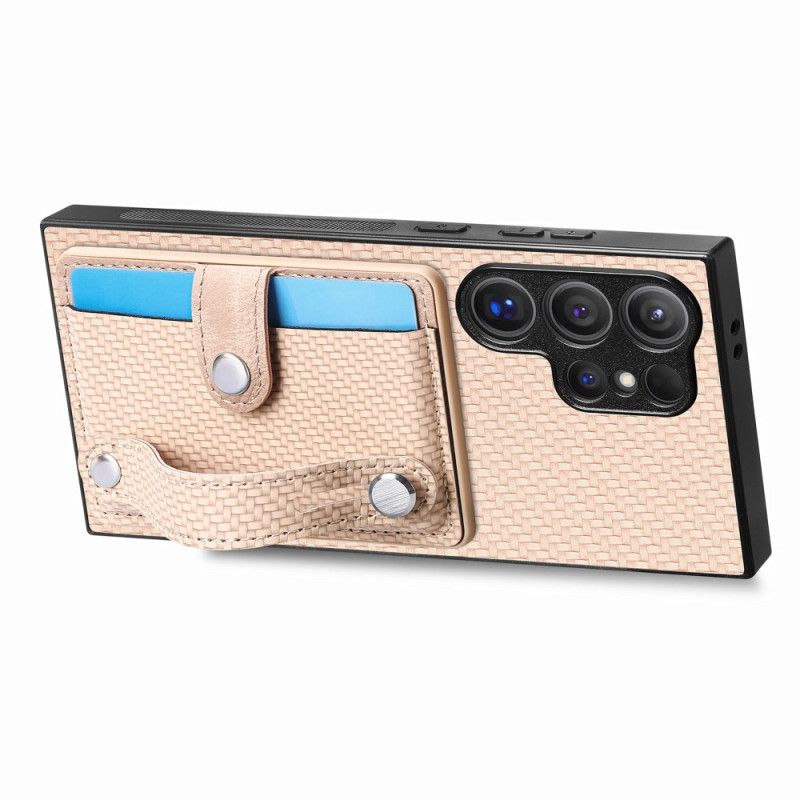 Kryt Samsung Galaxy S25 Ultra 5g Kryty Na Mobil Pouzdro Na Karty A Stojánek S Popruhem