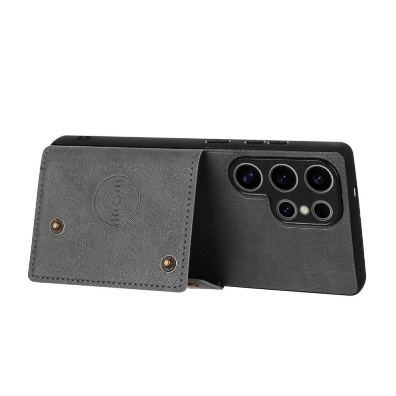 Kryt Samsung Galaxy S25 Ultra 5g Kryty Na Mobil Pouzdro Na Karty V Retro Stylu