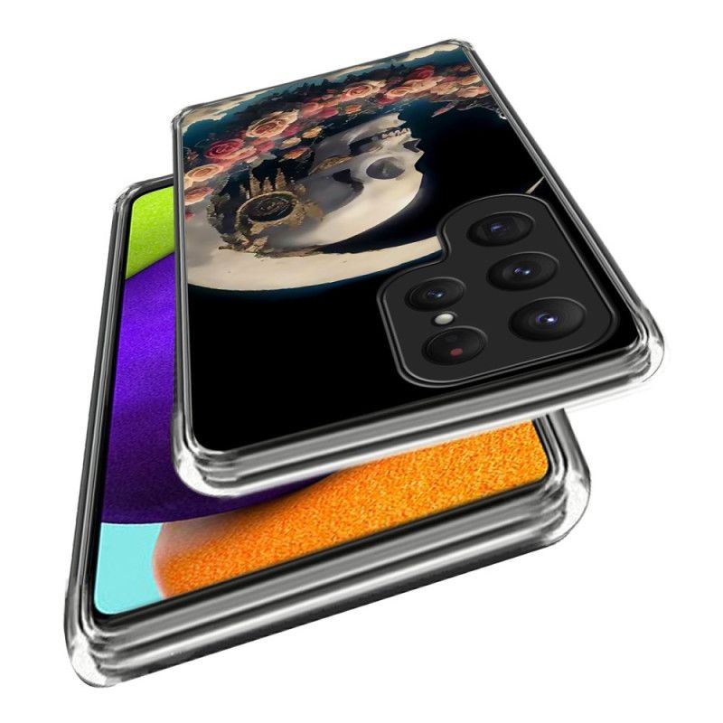 Kryt Samsung Galaxy S25 Ultra 5g Růžová Lebka