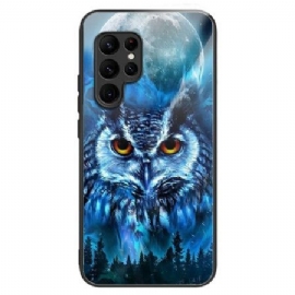 Kryt Samsung Galaxy S25 Ultra 5g Tvrzené Sklo Sova A Měsíc