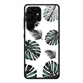 Kryt Samsung Galaxy S25 Ultra 5g Tvrzené Sklo Vzor Listy
