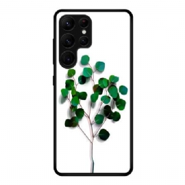 Kryt Samsung Galaxy S25 Ultra 5g Tvrzené Sklo Zelené Listy