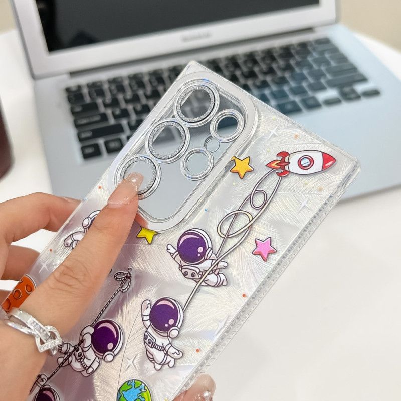 Kryt Samsung Galaxy S25 Ultra 5g Zábavní Králíčci S Ochranou Čočky