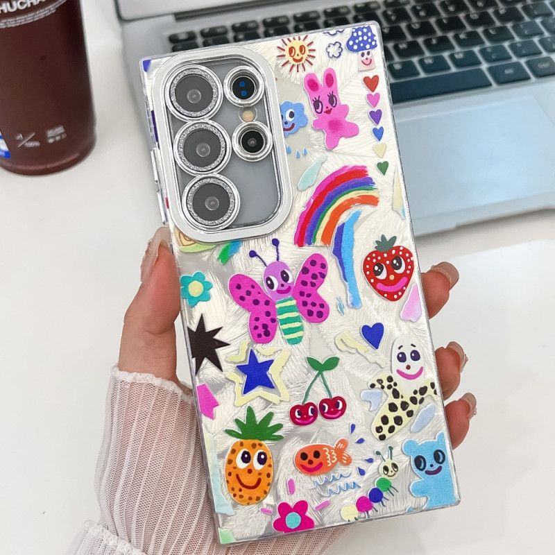 Kryt Samsung Galaxy S25 Ultra 5g Zábavní Motýli