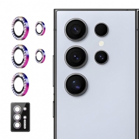 Ochranný Kryt Objektivu Fotoaparátu Pro Samsung Galaxy S25 Ultra 5g Se Slitinovými Kroužky A Kamínky