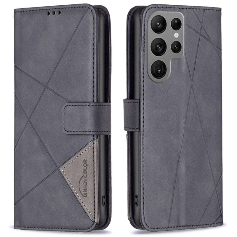 Peněženková Pouzdra Samsung Galaxy S25 Ultra 5g Geometrie Binfen Color
