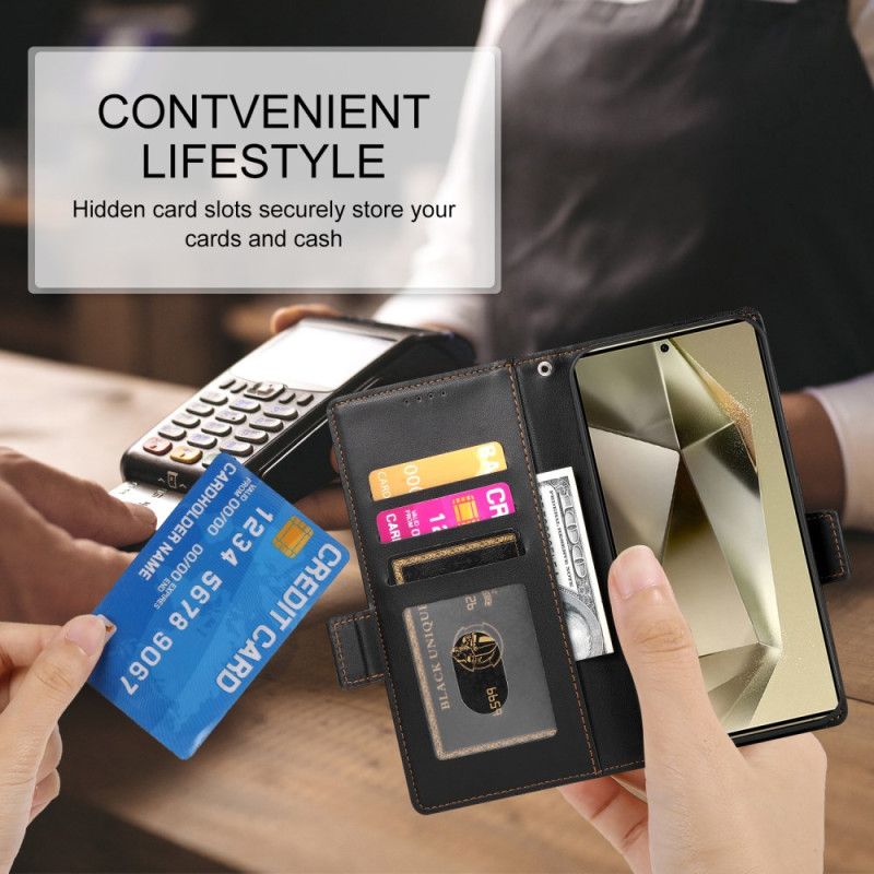 Peněženková Pouzdra Samsung Galaxy S25 Ultra 5g Tenké Provedení