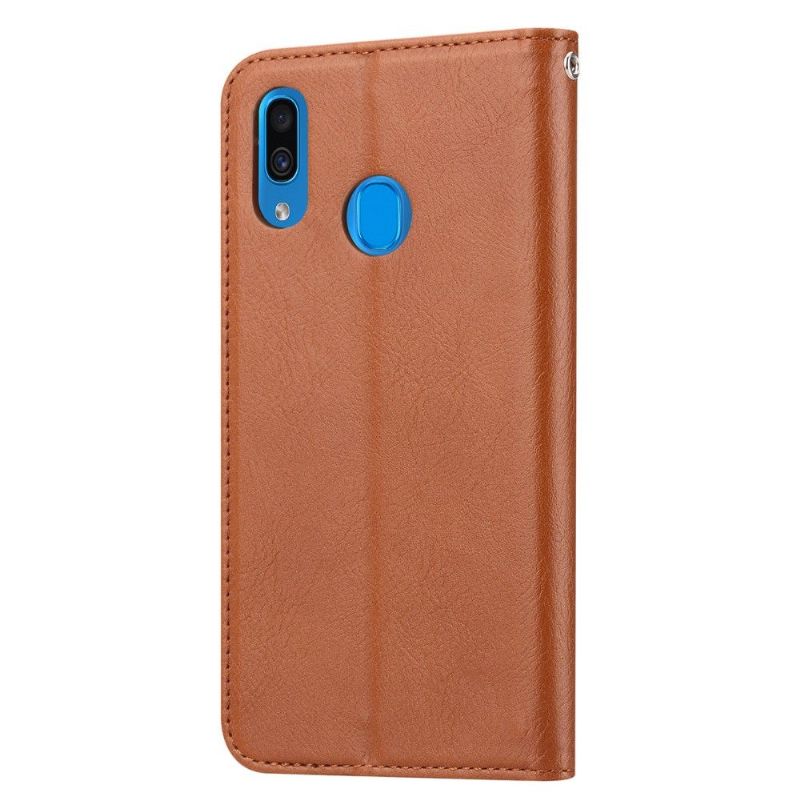 Flipové Pouzdro Na Samsung Galaxy A40 Kožený Stojánek