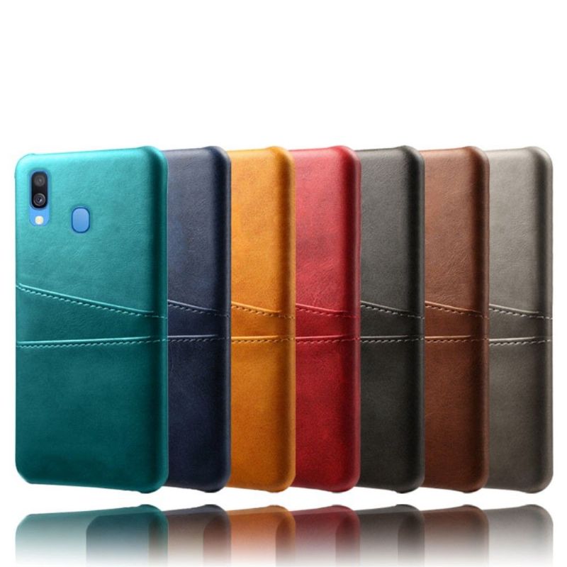 Kryt Na Samsung Galaxy A40 Držák Karet S Efektem Melody Leather