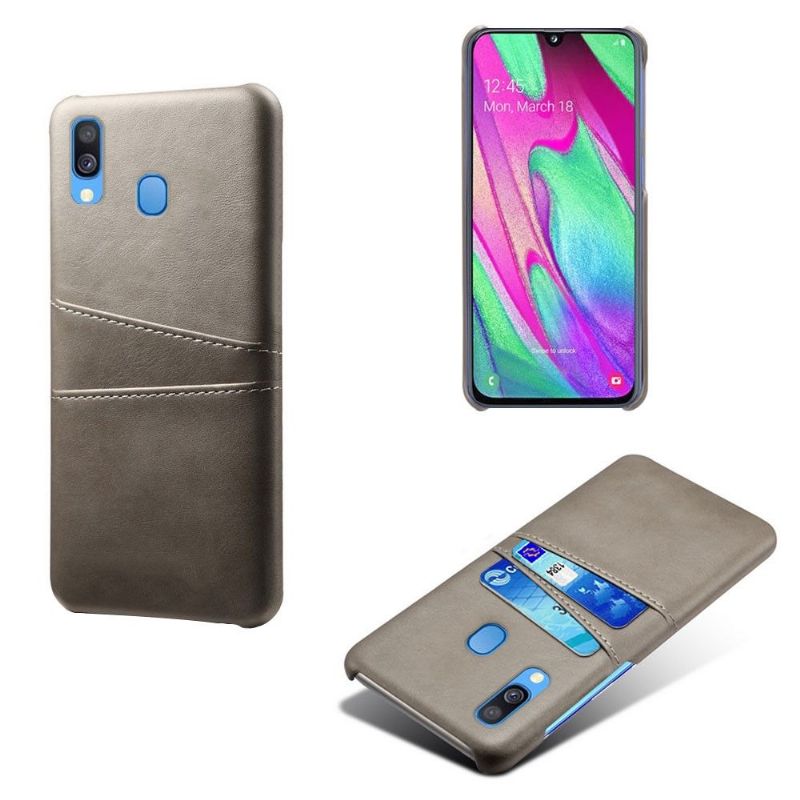 Kryt Na Samsung Galaxy A40 Držák Karet S Efektem Melody Leather