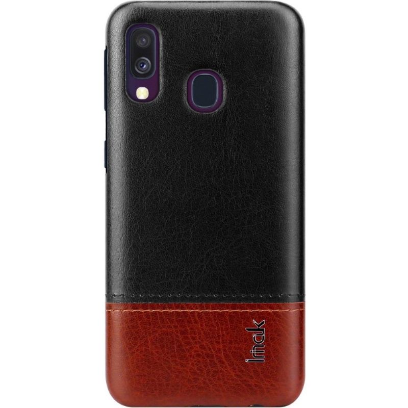 Kryt Na Samsung Galaxy A40 Imak Bicolor Imitace Kůže
