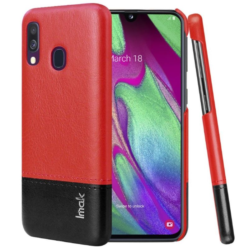 Kryt Na Samsung Galaxy A40 Imak Bicolor Imitace Kůže