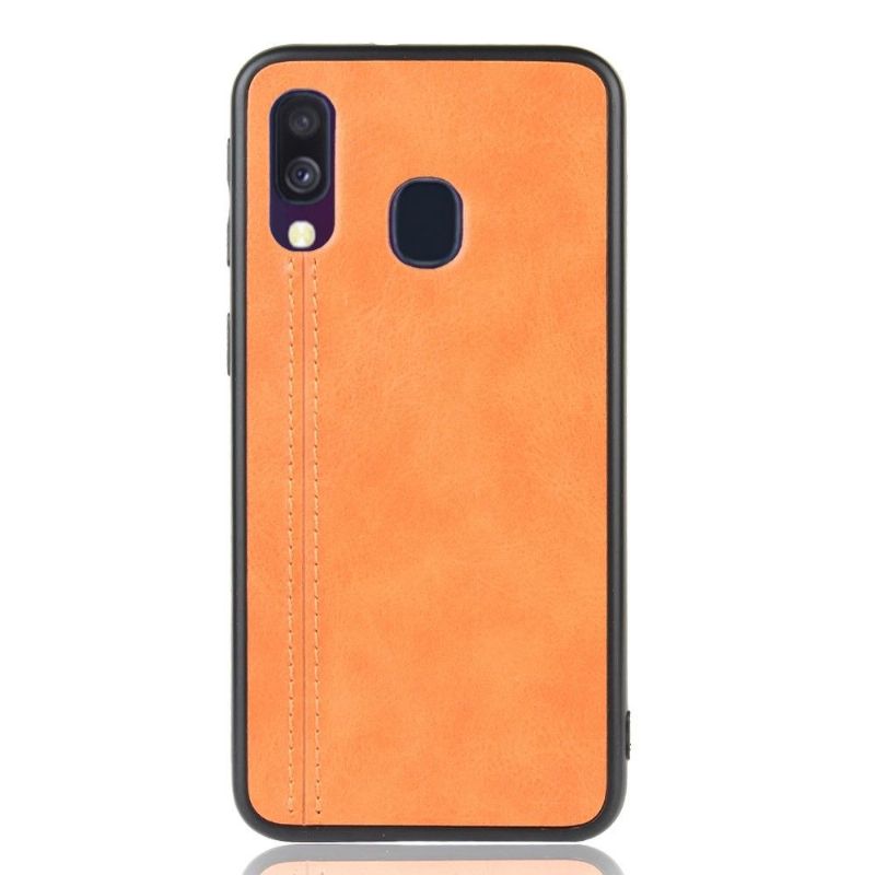 Kryt Na Samsung Galaxy A40 Kožený Efekt
