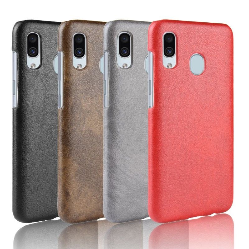 Kryt Na Samsung Galaxy A40 Prémiový Kožený Efekt