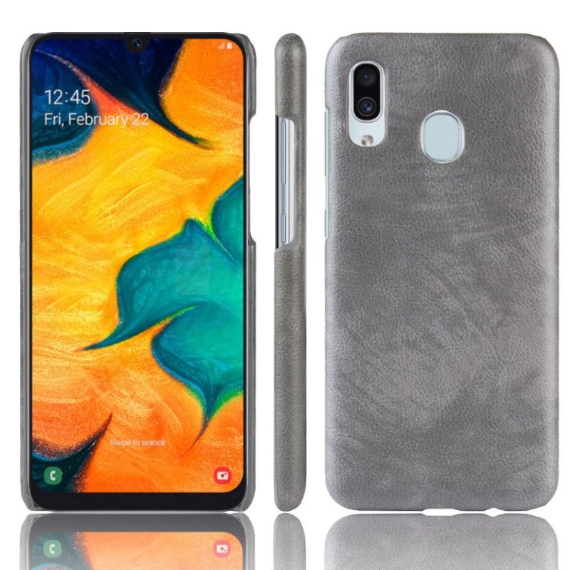 Kryt Na Samsung Galaxy A40 Prémiový Kožený Efekt