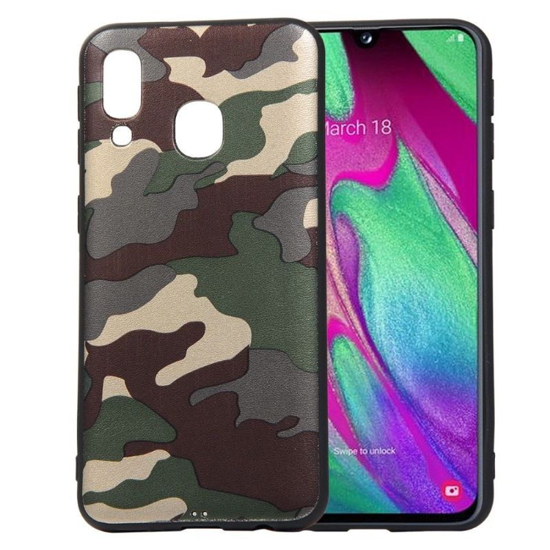 Kryt Na Samsung Galaxy A40 Vojenský Kamuflážní Gel