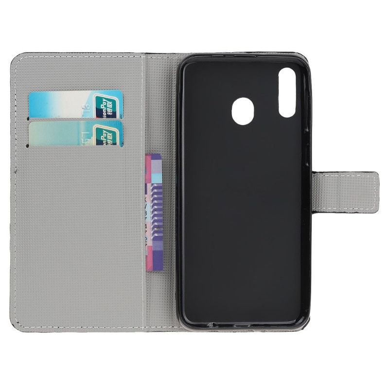 Pouzdra Na Samsung Galaxy A40 Flipové Pouzdro Lotosový Květ
