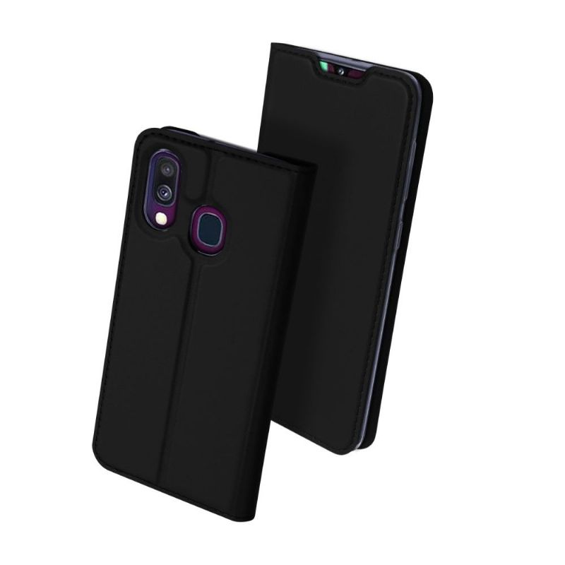 Pouzdra Na Samsung Galaxy A40 Obchodní Imitace Kůže